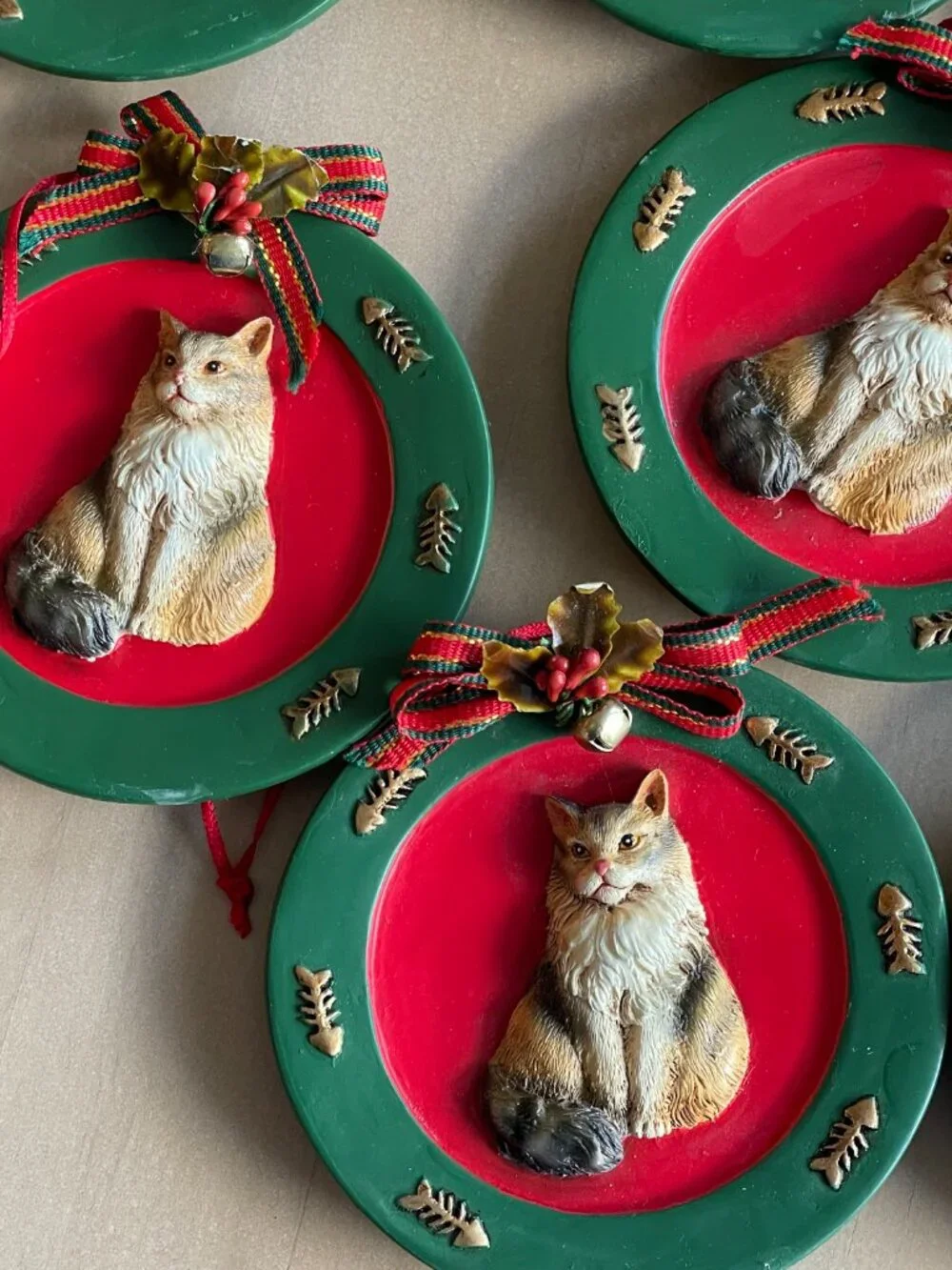 Entire Closet $5! Set of 12 Cat Kitten Christmas Ornaments